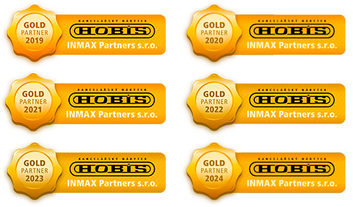 Certifikáty Hobis Gold Partner 2019 až 2024
